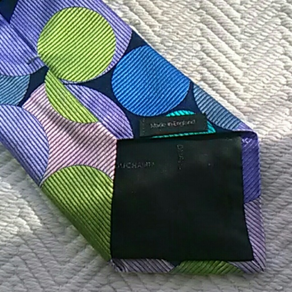 Duchamp London Rare Luxury Trendy Silk Tie - Picture 5 of 7